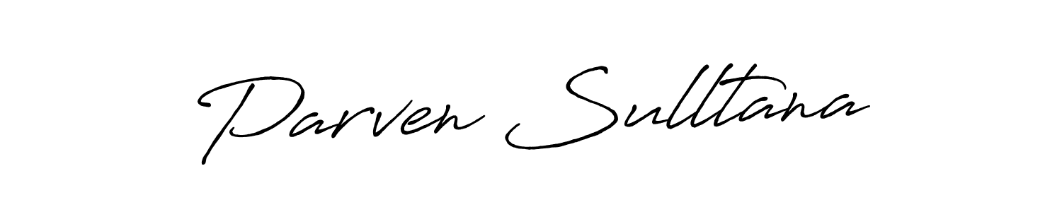 Antro_Vectra_Bolder is a professional signature style that is perfect for those who want to add a touch of class to their signature. It is also a great choice for those who want to make their signature more unique. Get Parven Sulltana name to fancy signature for free. Parven Sulltana signature style 7 images and pictures png