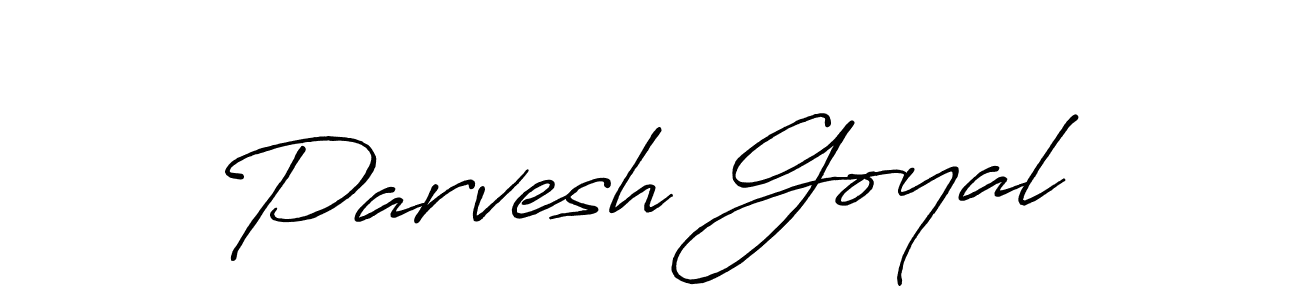 Similarly Antro_Vectra_Bolder is the best handwritten signature design. Signature creator online .You can use it as an online autograph creator for name Parvesh Goyal. Parvesh Goyal signature style 7 images and pictures png