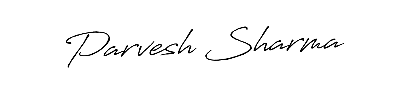 Make a beautiful signature design for name Parvesh Sharma. Use this online signature maker to create a handwritten signature for free. Parvesh Sharma signature style 7 images and pictures png