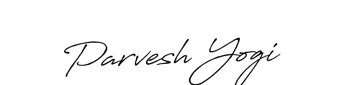Best and Professional Signature Style for Parvesh Yogi. Antro_Vectra_Bolder Best Signature Style Collection. Parvesh Yogi signature style 7 images and pictures png