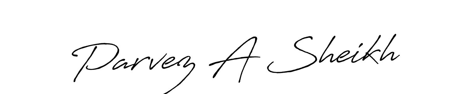 Here are the top 10 professional signature styles for the name Parvez A Sheikh. These are the best autograph styles you can use for your name. Parvez A Sheikh signature style 7 images and pictures png