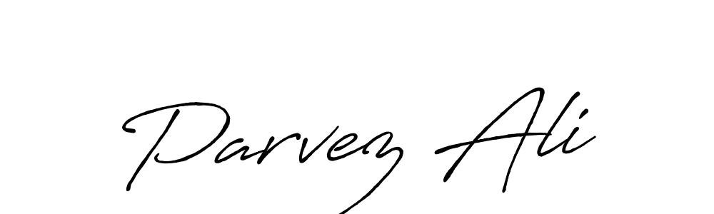 if you are searching for the best signature style for your name Parvez Ali. so please give up your signature search. here we have designed multiple signature styles  using Antro_Vectra_Bolder. Parvez Ali signature style 7 images and pictures png