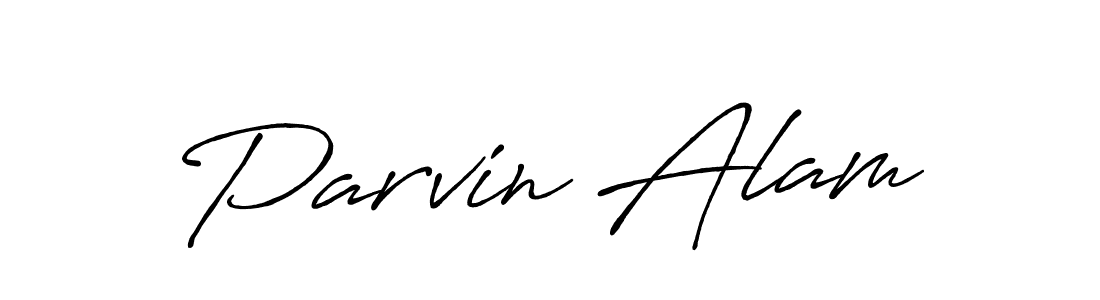 if you are searching for the best signature style for your name Parvin Alam. so please give up your signature search. here we have designed multiple signature styles  using Antro_Vectra_Bolder. Parvin Alam signature style 7 images and pictures png