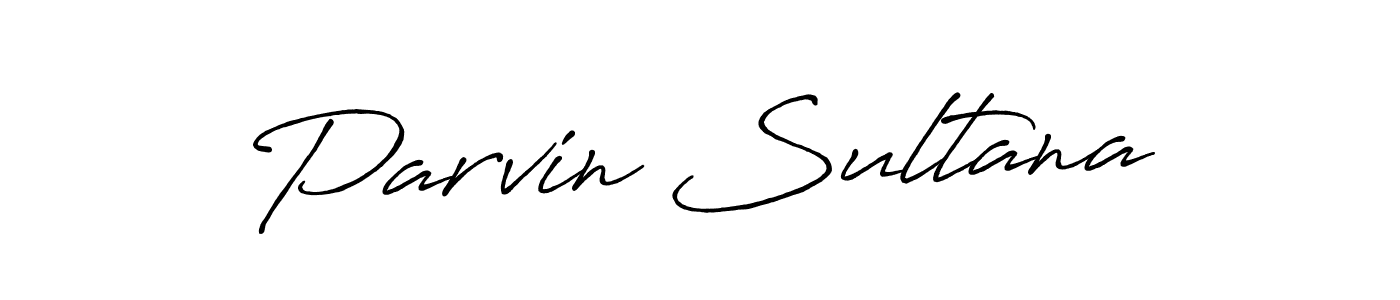 Also You can easily find your signature by using the search form. We will create Parvin Sultana name handwritten signature images for you free of cost using Antro_Vectra_Bolder sign style. Parvin Sultana signature style 7 images and pictures png