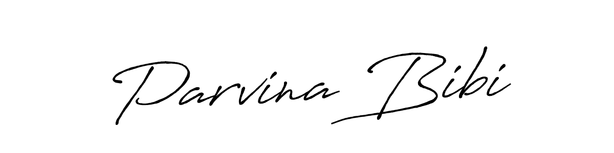 Antro_Vectra_Bolder is a professional signature style that is perfect for those who want to add a touch of class to their signature. It is also a great choice for those who want to make their signature more unique. Get Parvina Bibi name to fancy signature for free. Parvina Bibi signature style 7 images and pictures png