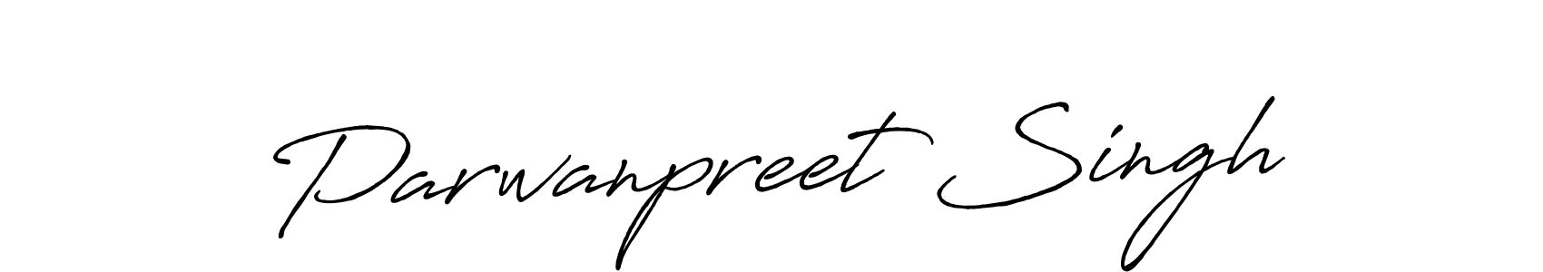 How to make Parwanpreet Singh signature? Antro_Vectra_Bolder is a professional autograph style. Create handwritten signature for Parwanpreet Singh name. Parwanpreet Singh signature style 7 images and pictures png