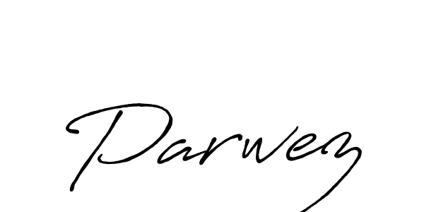 Also we have Parwez name is the best signature style. Create professional handwritten signature collection using Antro_Vectra_Bolder autograph style. Parwez signature style 7 images and pictures png