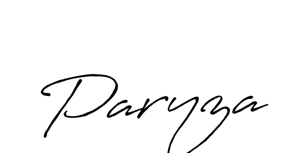 It looks lik you need a new signature style for name Paryza. Design unique handwritten (Antro_Vectra_Bolder) signature with our free signature maker in just a few clicks. Paryza signature style 7 images and pictures png