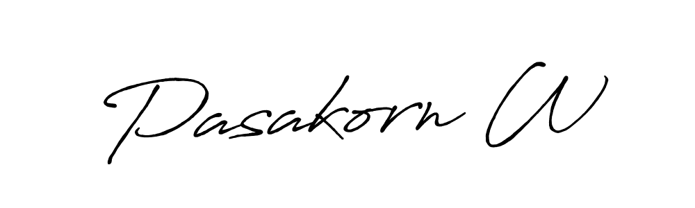 Make a beautiful signature design for name Pasakorn W. Use this online signature maker to create a handwritten signature for free. Pasakorn W signature style 7 images and pictures png