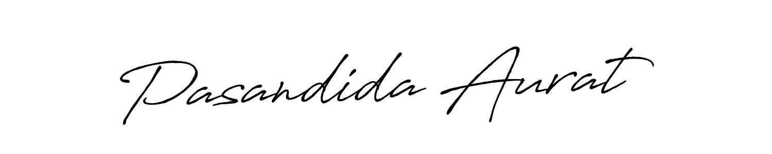 Design your own signature with our free online signature maker. With this signature software, you can create a handwritten (Antro_Vectra_Bolder) signature for name Pasandida Aurat. Pasandida Aurat signature style 7 images and pictures png