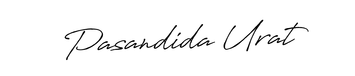 Design your own signature with our free online signature maker. With this signature software, you can create a handwritten (Antro_Vectra_Bolder) signature for name Pasandida Urat. Pasandida Urat signature style 7 images and pictures png