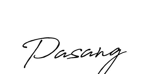 Create a beautiful signature design for name Pasang. With this signature (Antro_Vectra_Bolder) fonts, you can make a handwritten signature for free. Pasang signature style 7 images and pictures png