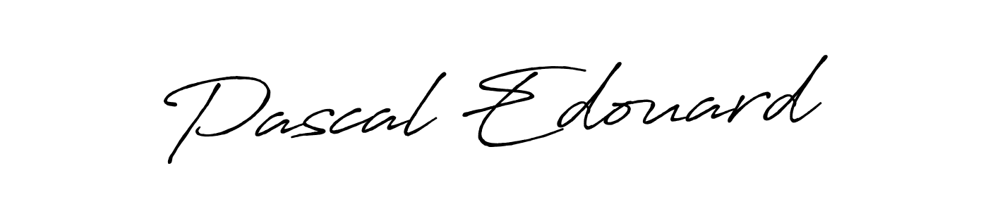 Create a beautiful signature design for name Pascal Edouard. With this signature (Antro_Vectra_Bolder) fonts, you can make a handwritten signature for free. Pascal Edouard signature style 7 images and pictures png