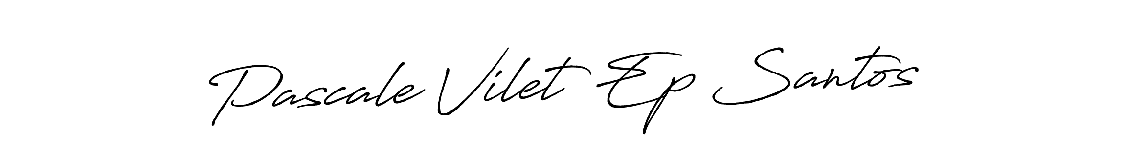 Pascale Vilet Ep Santos stylish signature style. Best Handwritten Sign (Antro_Vectra_Bolder) for my name. Handwritten Signature Collection Ideas for my name Pascale Vilet Ep Santos. Pascale Vilet Ep Santos signature style 7 images and pictures png