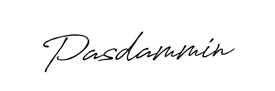 Use a signature maker to create a handwritten signature online. With this signature software, you can design (Antro_Vectra_Bolder) your own signature for name Pasdammin. Pasdammin signature style 7 images and pictures png