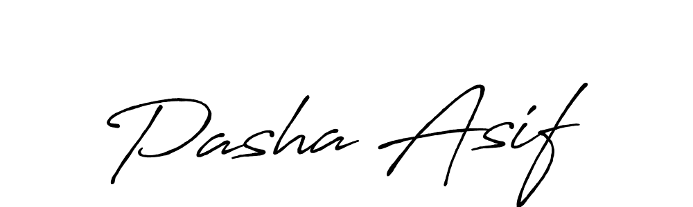 Use a signature maker to create a handwritten signature online. With this signature software, you can design (Antro_Vectra_Bolder) your own signature for name Pasha Asif. Pasha Asif signature style 7 images and pictures png