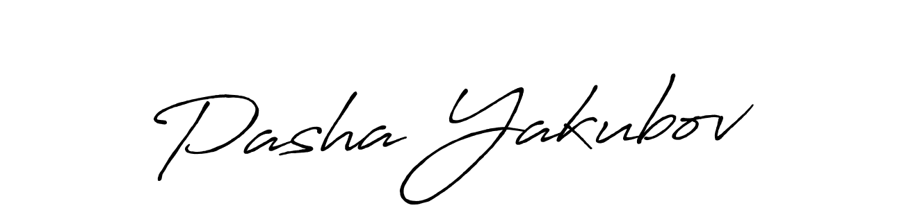 Once you've used our free online signature maker to create your best signature Antro_Vectra_Bolder style, it's time to enjoy all of the benefits that Pasha Yakubov name signing documents. Pasha Yakubov signature style 7 images and pictures png