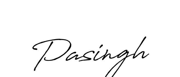 Pasingh stylish signature style. Best Handwritten Sign (Antro_Vectra_Bolder) for my name. Handwritten Signature Collection Ideas for my name Pasingh. Pasingh signature style 7 images and pictures png