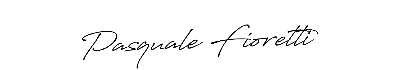 Make a beautiful signature design for name Pasquale Fioretti. With this signature (Antro_Vectra_Bolder) style, you can create a handwritten signature for free. Pasquale Fioretti signature style 7 images and pictures png