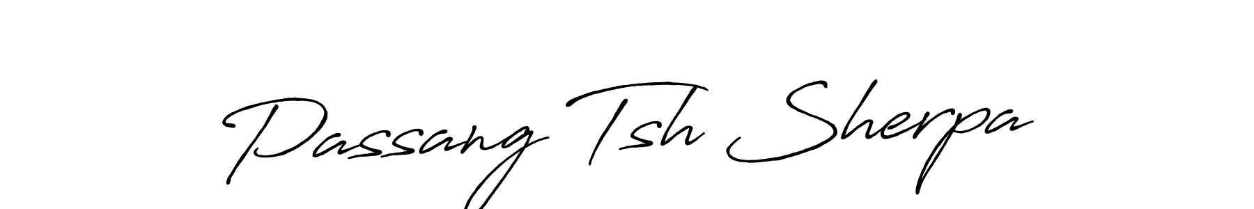 Also we have Passang Tsh Sherpa name is the best signature style. Create professional handwritten signature collection using Antro_Vectra_Bolder autograph style. Passang Tsh Sherpa signature style 7 images and pictures png