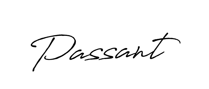 Passant stylish signature style. Best Handwritten Sign (Antro_Vectra_Bolder) for my name. Handwritten Signature Collection Ideas for my name Passant. Passant signature style 7 images and pictures png