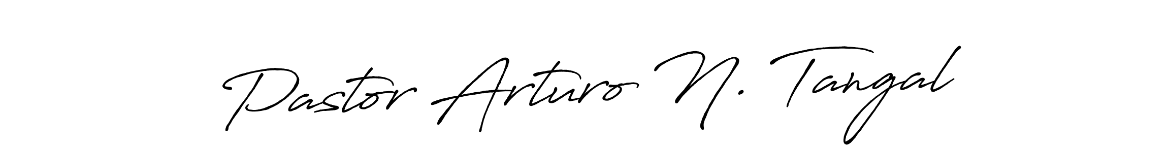 You should practise on your own different ways (Antro_Vectra_Bolder) to write your name (Pastor Arturo N. Tangal) in signature. don't let someone else do it for you. Pastor Arturo N. Tangal signature style 7 images and pictures png