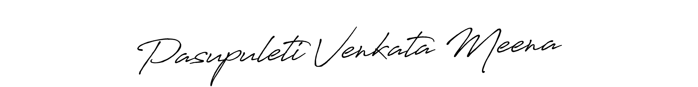 Use a signature maker to create a handwritten signature online. With this signature software, you can design (Antro_Vectra_Bolder) your own signature for name Pasupuleti Venkata Meena. Pasupuleti Venkata Meena signature style 7 images and pictures png