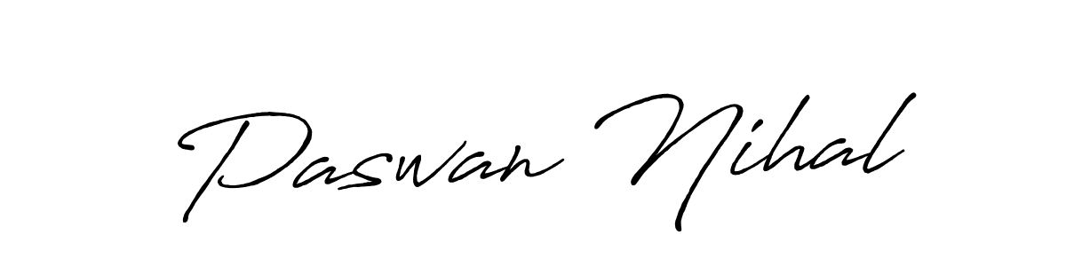 Similarly Antro_Vectra_Bolder is the best handwritten signature design. Signature creator online .You can use it as an online autograph creator for name Paswan Nihal. Paswan Nihal signature style 7 images and pictures png