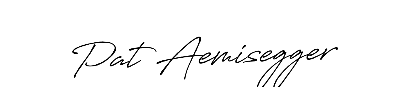 Make a beautiful signature design for name Pat Aemisegger. Use this online signature maker to create a handwritten signature for free. Pat Aemisegger signature style 7 images and pictures png