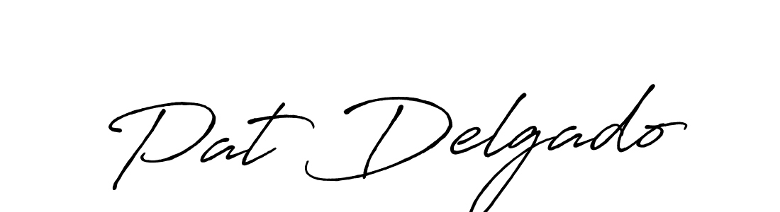 Design your own signature with our free online signature maker. With this signature software, you can create a handwritten (Antro_Vectra_Bolder) signature for name Pat Delgado. Pat Delgado signature style 7 images and pictures png