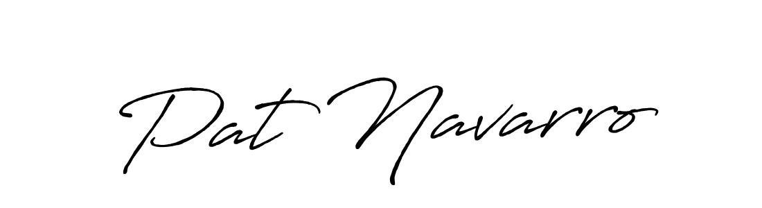 Similarly Antro_Vectra_Bolder is the best handwritten signature design. Signature creator online .You can use it as an online autograph creator for name Pat Navarro. Pat Navarro signature style 7 images and pictures png