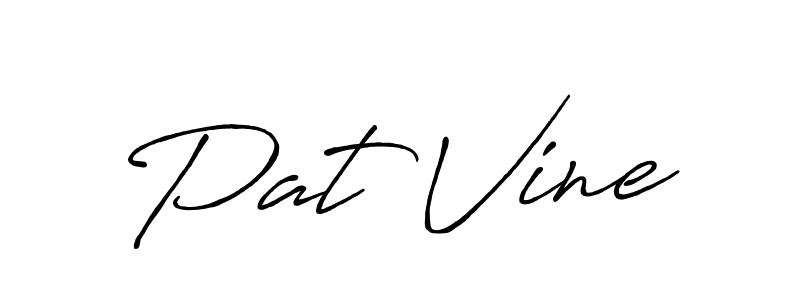 How to make Pat Vine signature? Antro_Vectra_Bolder is a professional autograph style. Create handwritten signature for Pat Vine name. Pat Vine signature style 7 images and pictures png