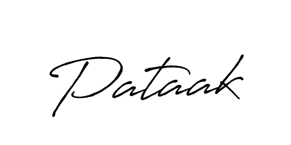 Design your own signature with our free online signature maker. With this signature software, you can create a handwritten (Antro_Vectra_Bolder) signature for name Pataak. Pataak signature style 7 images and pictures png