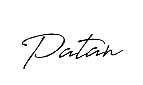 Make a beautiful signature design for name Patan. With this signature (Antro_Vectra_Bolder) style, you can create a handwritten signature for free. Patan signature style 7 images and pictures png