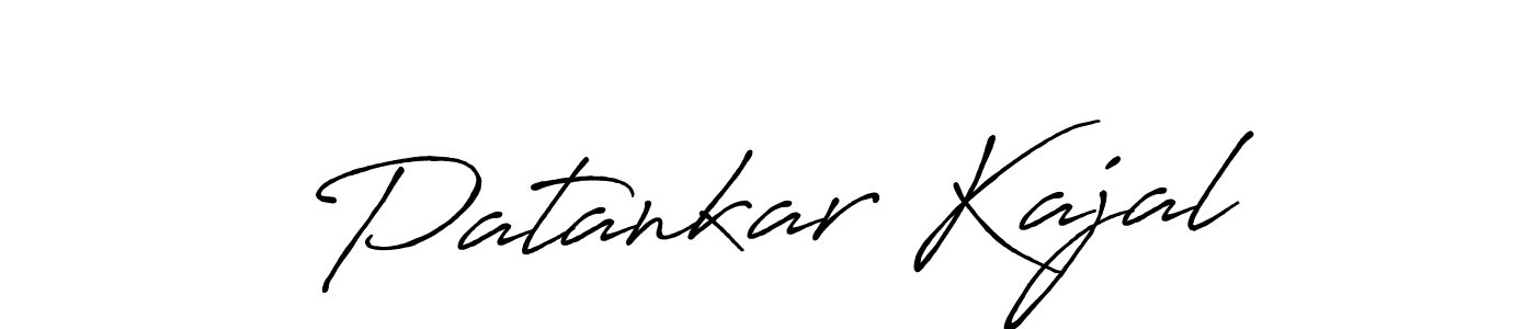 Antro_Vectra_Bolder is a professional signature style that is perfect for those who want to add a touch of class to their signature. It is also a great choice for those who want to make their signature more unique. Get Patankar Kajal name to fancy signature for free. Patankar Kajal signature style 7 images and pictures png