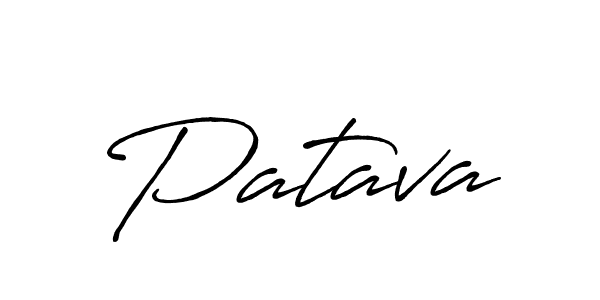 Patava stylish signature style. Best Handwritten Sign (Antro_Vectra_Bolder) for my name. Handwritten Signature Collection Ideas for my name Patava. Patava signature style 7 images and pictures png