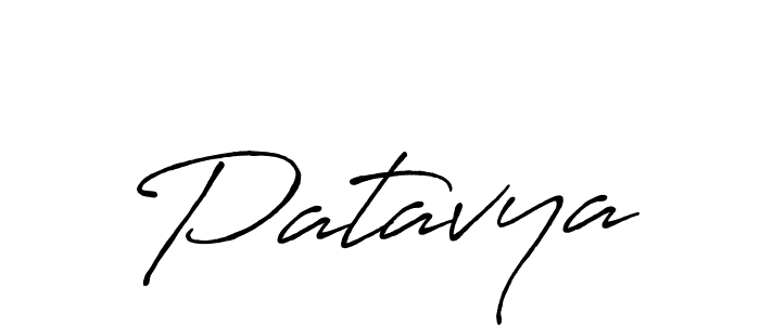 Create a beautiful signature design for name Patavya. With this signature (Antro_Vectra_Bolder) fonts, you can make a handwritten signature for free. Patavya signature style 7 images and pictures png