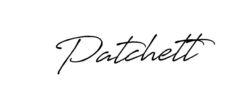 Use a signature maker to create a handwritten signature online. With this signature software, you can design (Antro_Vectra_Bolder) your own signature for name Patchett. Patchett signature style 7 images and pictures png