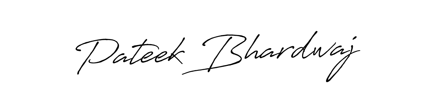 Also we have Pateek Bhardwaj name is the best signature style. Create professional handwritten signature collection using Antro_Vectra_Bolder autograph style. Pateek Bhardwaj signature style 7 images and pictures png