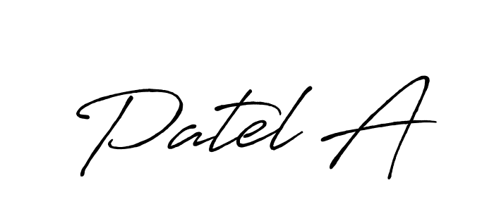 How to Draw Patel A signature style? Antro_Vectra_Bolder is a latest design signature styles for name Patel A. Patel A signature style 7 images and pictures png