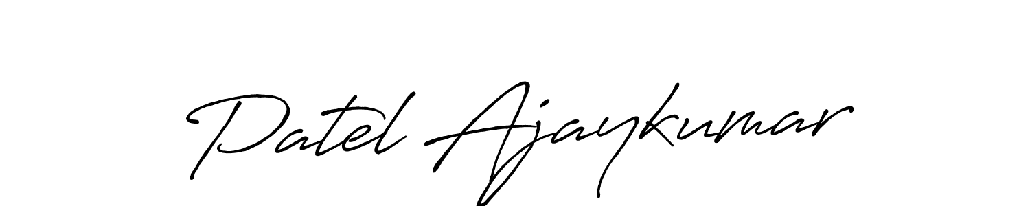 Once you've used our free online signature maker to create your best signature Antro_Vectra_Bolder style, it's time to enjoy all of the benefits that Patel Ajaykumar name signing documents. Patel Ajaykumar signature style 7 images and pictures png