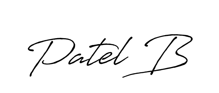 How to Draw Patel B signature style? Antro_Vectra_Bolder is a latest design signature styles for name Patel B. Patel B signature style 7 images and pictures png