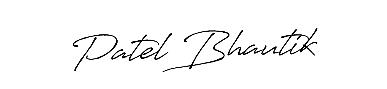 How to Draw Patel Bhautik signature style? Antro_Vectra_Bolder is a latest design signature styles for name Patel Bhautik. Patel Bhautik signature style 7 images and pictures png
