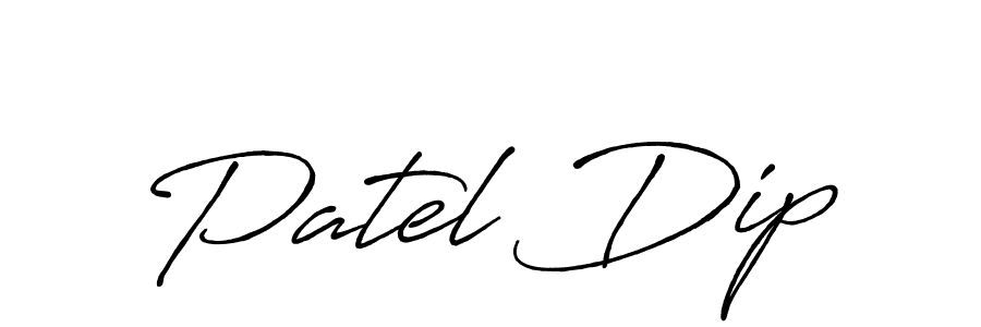 Once you've used our free online signature maker to create your best signature Antro_Vectra_Bolder style, it's time to enjoy all of the benefits that Patel Dip name signing documents. Patel Dip signature style 7 images and pictures png