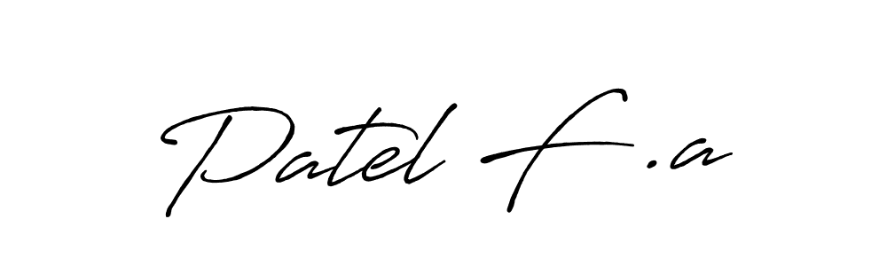 You can use this online signature creator to create a handwritten signature for the name Patel F .a. This is the best online autograph maker. Patel F .a signature style 7 images and pictures png