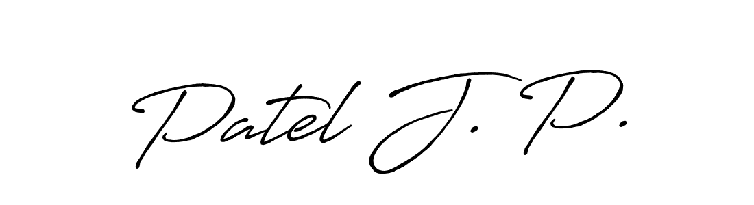 Make a short Patel J. P. signature style. Manage your documents anywhere anytime using Antro_Vectra_Bolder. Create and add eSignatures, submit forms, share and send files easily. Patel J. P. signature style 7 images and pictures png