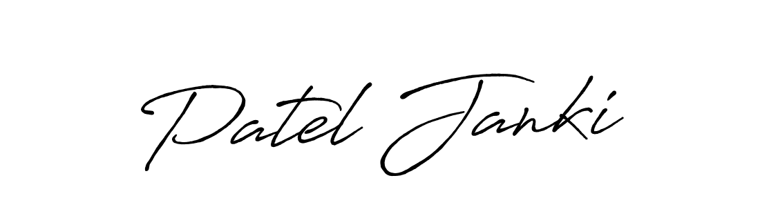 It looks lik you need a new signature style for name Patel Janki. Design unique handwritten (Antro_Vectra_Bolder) signature with our free signature maker in just a few clicks. Patel Janki signature style 7 images and pictures png