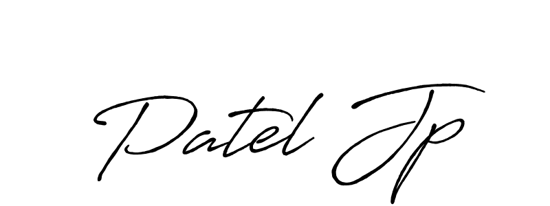 It looks lik you need a new signature style for name Patel Jp. Design unique handwritten (Antro_Vectra_Bolder) signature with our free signature maker in just a few clicks. Patel Jp signature style 7 images and pictures png