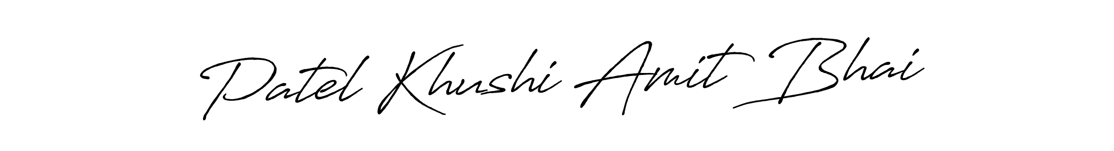 Similarly Antro_Vectra_Bolder is the best handwritten signature design. Signature creator online .You can use it as an online autograph creator for name Patel Khushi Amit Bhai. Patel Khushi Amit Bhai signature style 7 images and pictures png