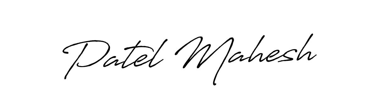 Also You can easily find your signature by using the search form. We will create Patel Mahesh name handwritten signature images for you free of cost using Antro_Vectra_Bolder sign style. Patel Mahesh signature style 7 images and pictures png